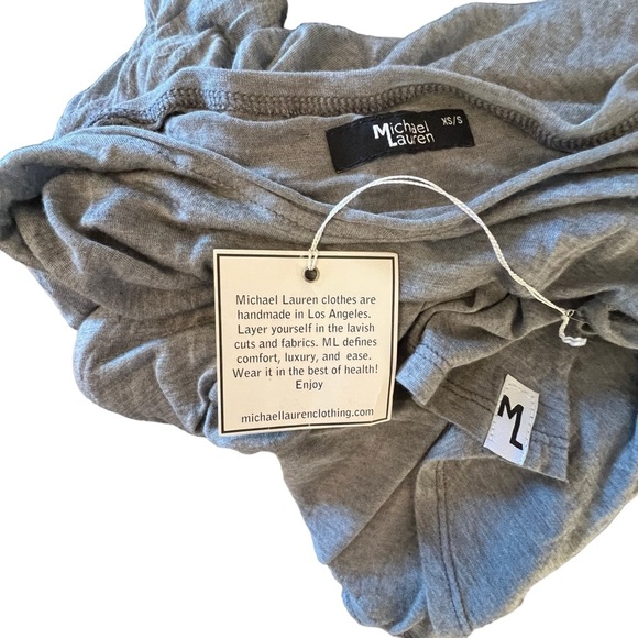 Michael Lauren Gray Shirt nwt - Picture 7 of 8